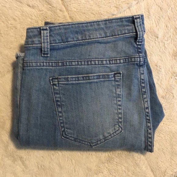 NWOT, MICHAEL MICHAEL KORS Stretch Denim High-Rise Frayed Jeans - Picture 11 of 11